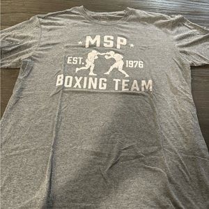 MASSACHUSETTS STATE POLICE BOXING CLUB T-Shirt. rare size large